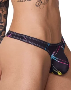 Pikante 1077 Nucleus Thongs Black