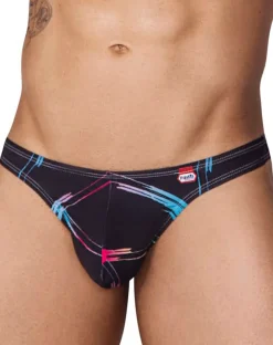 Pikante 1077 Nucleus Thongs Black