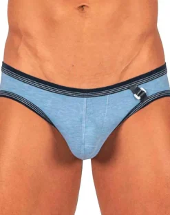 Private Structure Lcut4358 Barn Boy Low Rise Mini Brief Denim