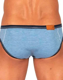 Private Structure Lcut4358 Barn Boy Low Rise Mini Brief Denim
