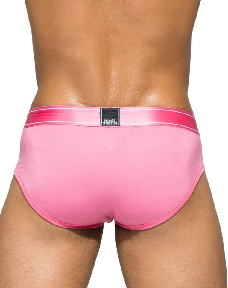 Private Structure Pbuz3748 Platinum Bamboo Contour Briefs Blush