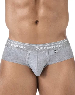 Xtremen 41315 Cotton Blend Briefs Jasper Gray