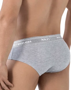 Xtremen 41315 Cotton Blend Briefs Jasper Gray