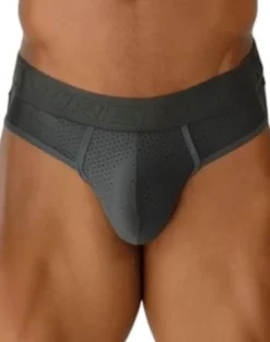 Xtremen 91268 Elite Athletic Micro-perforated Performance Thongs Gray