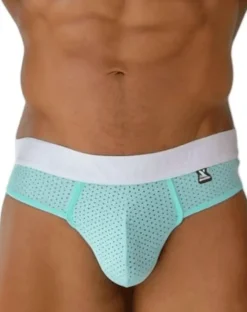 Xtremen 91268 Elite Athletic Micro-perforated Performance Thongs Seawater