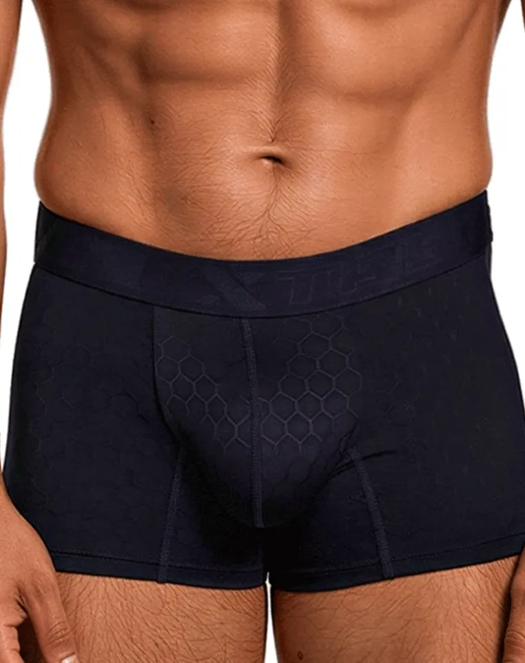 Xtremen 91256 Microfiber Boxer Briefs Dark Blue