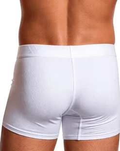 Xtremen 91256 Microfiber Boxer Briefs White