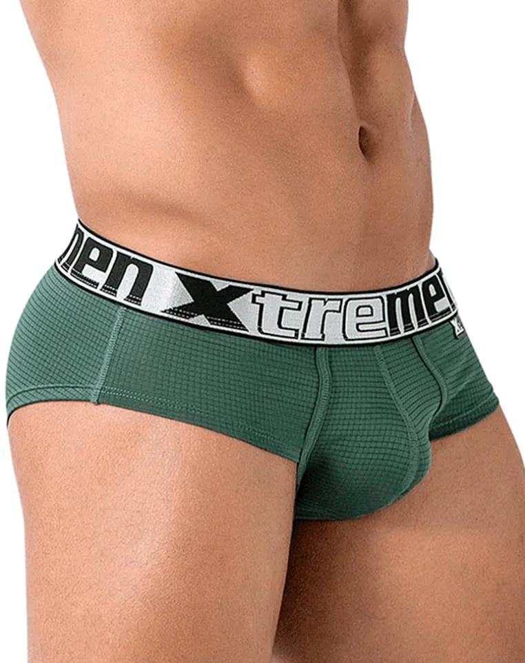 Xtremen 91221 Microfiber Briefs Green