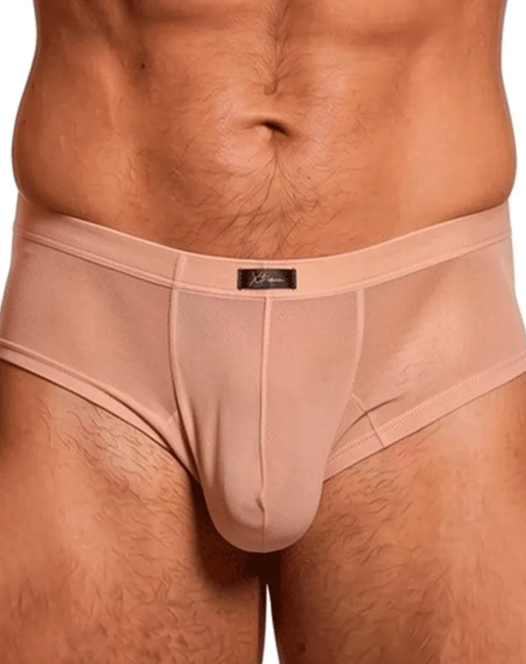 Xtremen 91263 Microfiber Mesh Briefs Brown