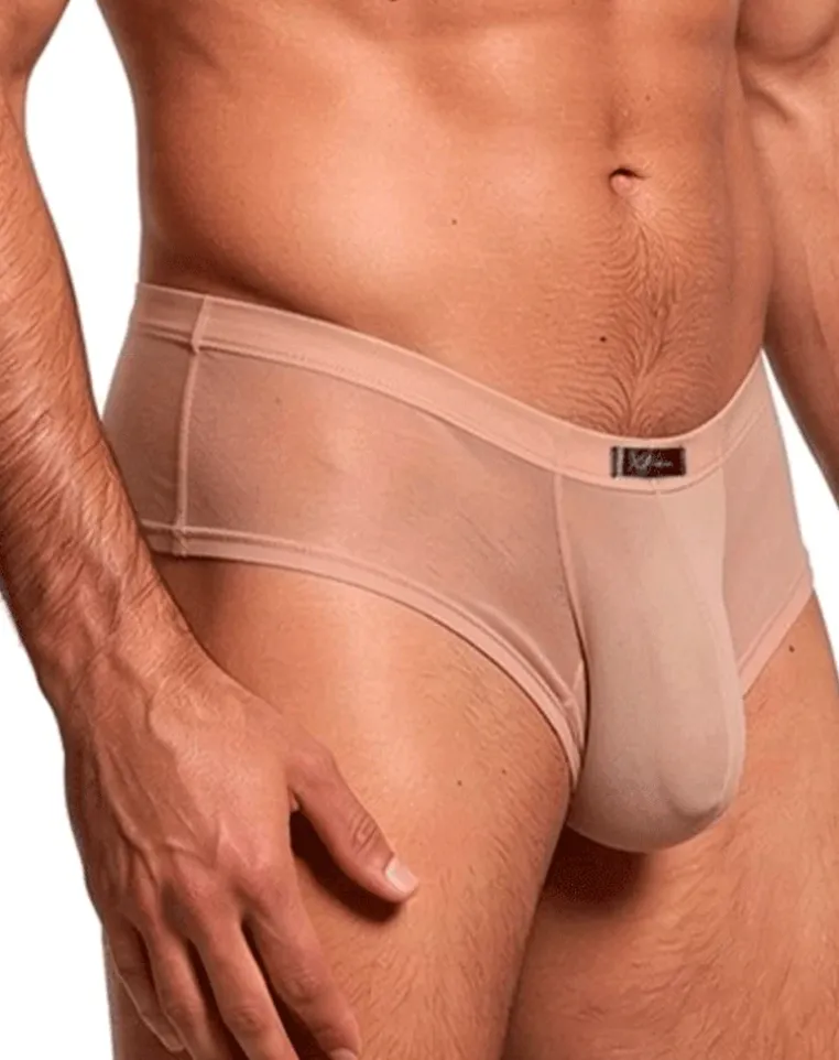 Xtremen 91263 Microfiber Mesh Briefs Brown