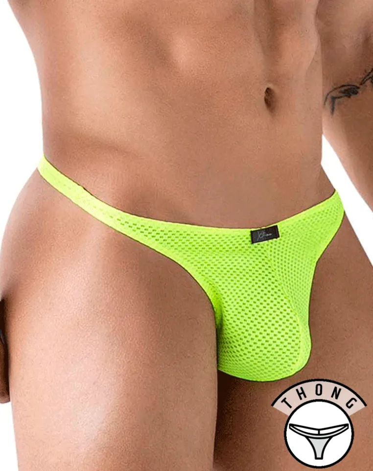 Xtremen 91226 Microfiber Thongs Neon Green