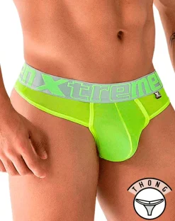 Xtremen 91235 Microfiber Thongs Neon Green