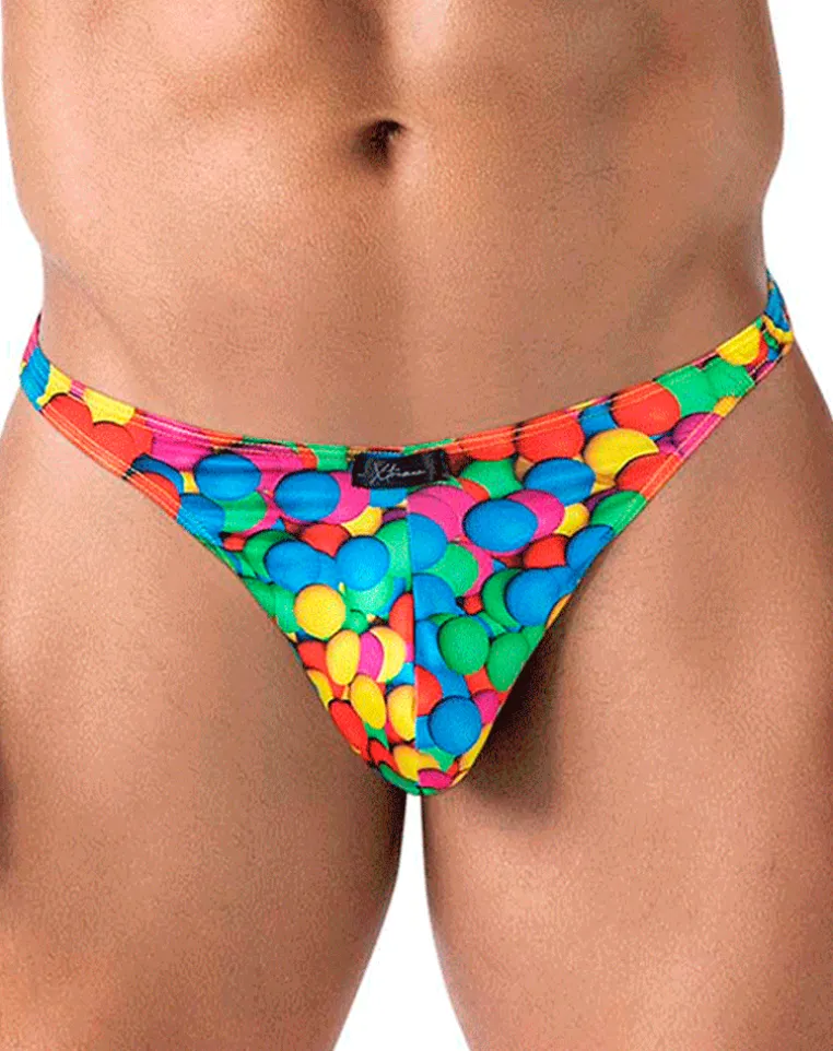 Xtremen 91247 Printed Thongs Bubbles