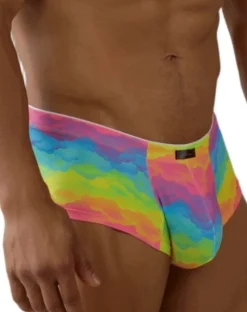 Xtremen 91283 Ultimate Low-rise Rainbow Printed Briefs Cloud