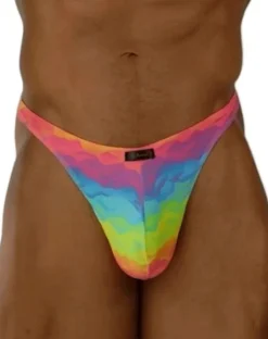 Xtremen 91284 Ultimate Rainbow Expression Men's Thong Cloud