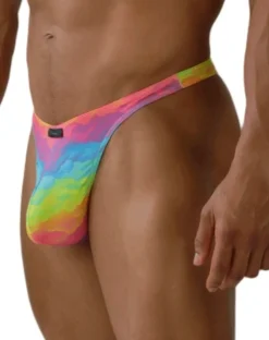 Xtremen 91284 Ultimate Rainbow Expression Men's Thong Cloud
