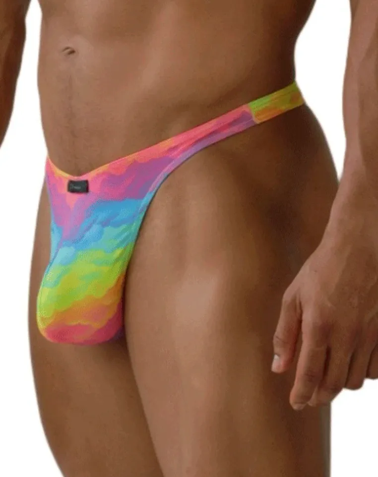 Xtremen 91284 Ultimate Rainbow Expression Men's Thong Cloud