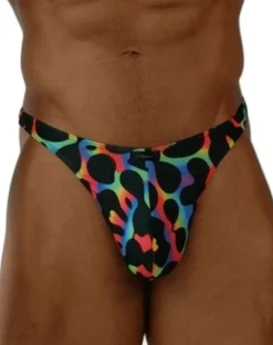 Xtremen 91284 Ultimate Rainbow Expression Men's Thong Mushroom