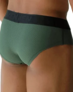 Xtremen 91250 Xtremen Athletic Performance Mesh Briefs Military Green