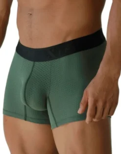 Xtremen 91251 Xtremen Micro-perforated Boxer Briefs Military Green