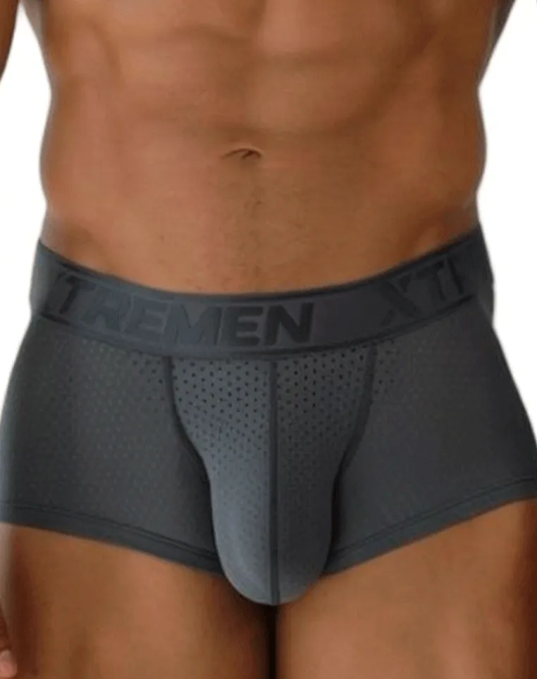 Xtremen 91252 Xtremen Signature Breathable Trunks Gray